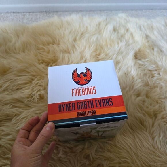 Coachella Valley Firebirds Ice Hockey Ryan Garth Evans Collectable Bobblehead - Picture 3 of 7